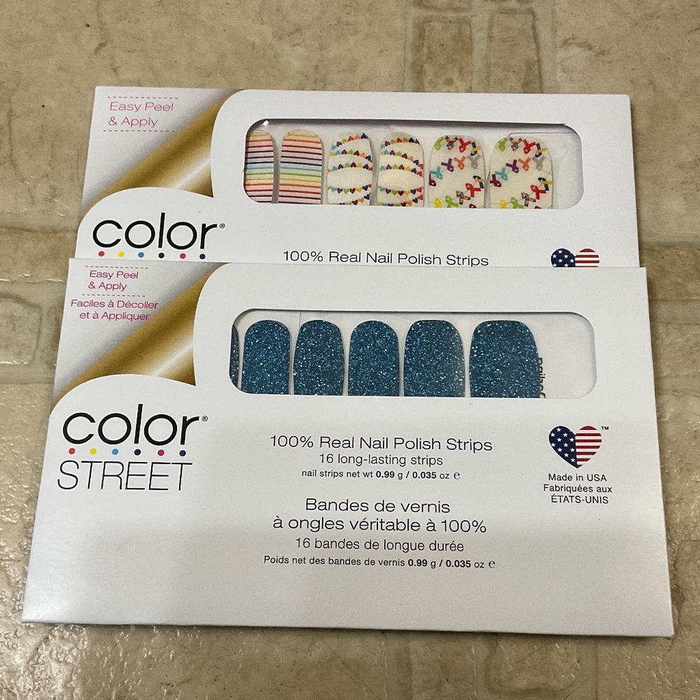 Color Street - lot of 2 - Dallas Darling & Unstoppable - sealed